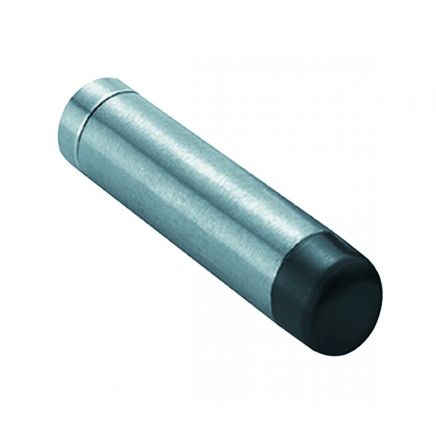 Wall Mounted Door Stop  - Satin Stainless Steel