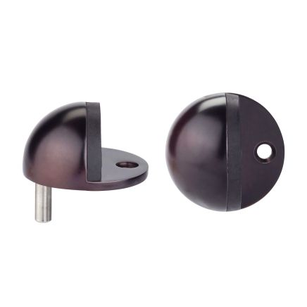 Zoo Hardware Door stop - floor mounted - oval - 45mm - Etna Bronze