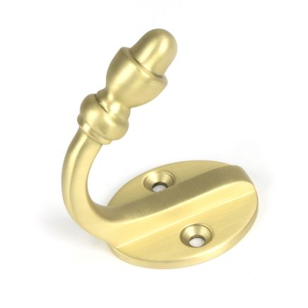 Satin Brass Coat Hook