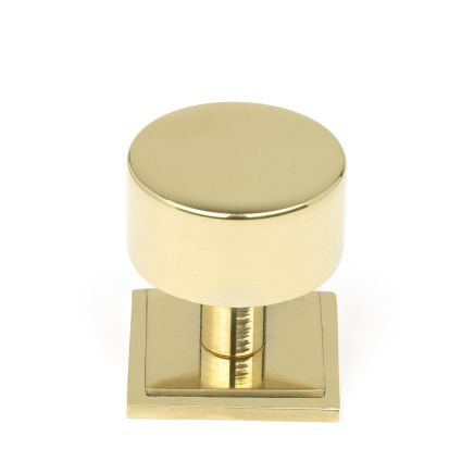 Polished Brass Kelso Cabinet Knob - 32mm (Square)