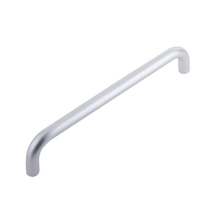 Aluminium 19mm D Shape Pull Handle Bolt Through Fixing F2 Finish 305x19mm Satin Anodised Aluminium - By Frelan Hardware - SAA152