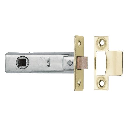 Tubular Latch 64mm - Electro Brassed