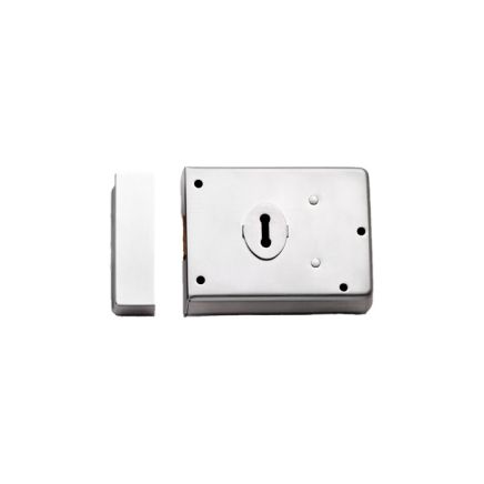 Traditional Rim Deadlock - Satin Chrome