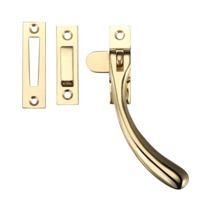 Zoo Hardware Bulb End Casement Fastener - Standard - Polished Brass