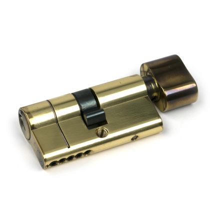 Aged Brass 30/30 5pin Euro Cylinder/Thumbturn KA
