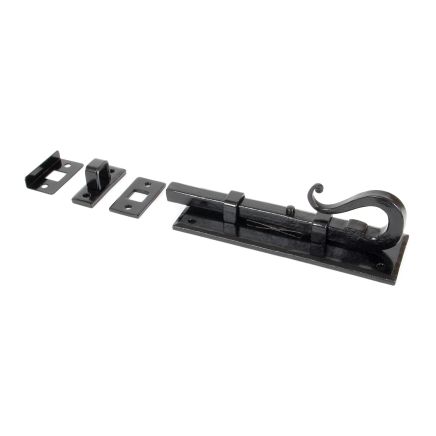 Black 6" Shepherd's Crook Universal Bolt