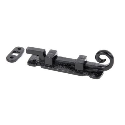 Black 4" Cranked Monkeytail Bolt