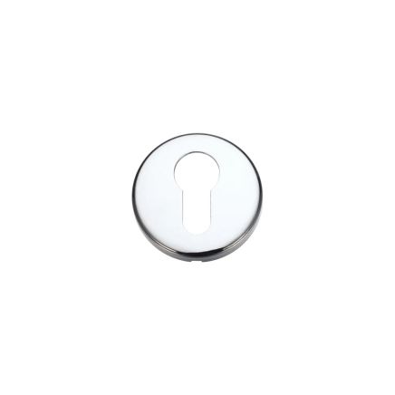 Zoo Hardware Euro profile escutcheon - Polished Chrome