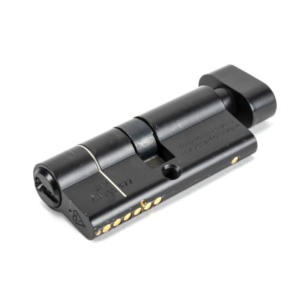 Black 35/35 6pin Euro Cylinder/Thumbturn KA