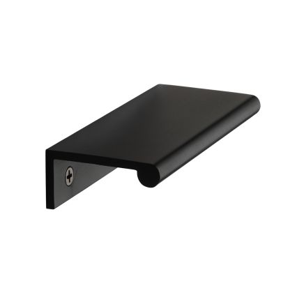 Heritage Brass EPR Edge Pull Cabinet Handle 100mm Matt Black finish