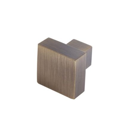 Trafalgar Square Cupboard Knobs Antique Brass - By Frelan Hardware - BUR201AB