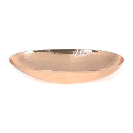 Hammered Copper Oval Sink