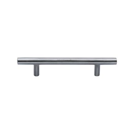 Heritage Brass Cabinet Pull Bar Design 101mm CTC Satin Chrome Finish