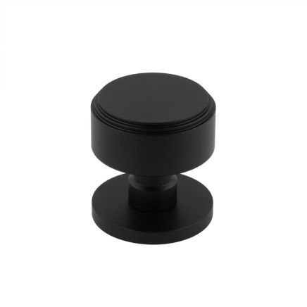 Step Black Mortice Knob - By Frelan Hardware - JV804MB