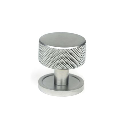 Satin Chrome Brompton Cabinet Knob - 32mm (Plain)