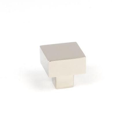 Polished Nickel Albers Cabinet Knob - 25mm