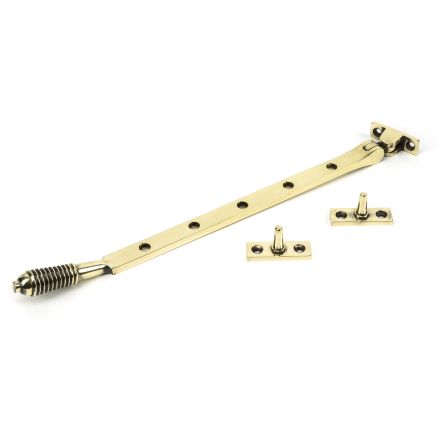 Aged Brass 12" Reeded Stay