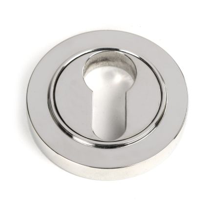 Polished Marine SS (316) Round Euro Escutcheon (Plain)