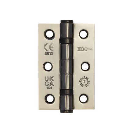 76x50x2mm BN Steel ball bearing hinge Grade 7 - By Frelan Hardware - J8502BN