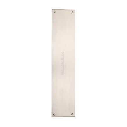 Heritage Brass Fingerplate 350mm Satin Nickel finish