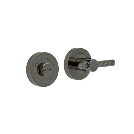 Jedo Bari Knurled Turns & Releases Black Nickel - By Frelan Hardware - JV855BN