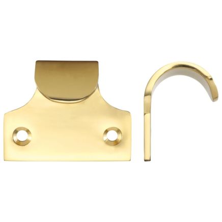 Zoo Hardware Sash Lift -51 x 48mm - Standard - Polished Brass