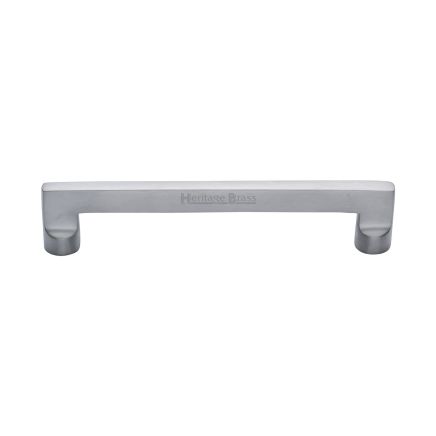 Heritage Brass Cabinet Pull Apollo Design 160mm CTC Satin Chrome Finish