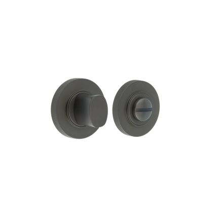 Burlington Turns & Releases Inner 3 Knurled Rose Dark Bronze - By Frelan Hardware - BUR-81DB-55DB