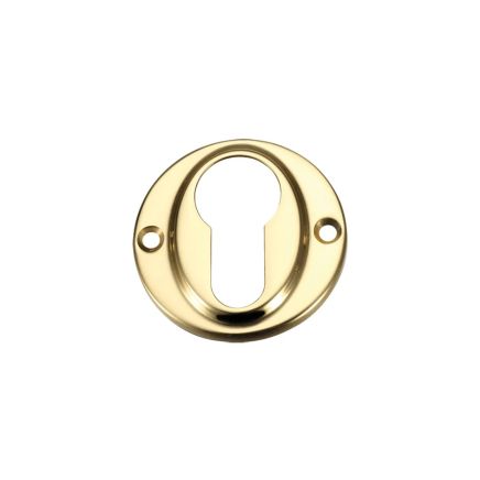 Zoo Hardware Euro Profile Escutcheon - Brass