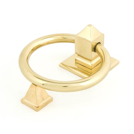 Polished Brass Ring Door Knocker
