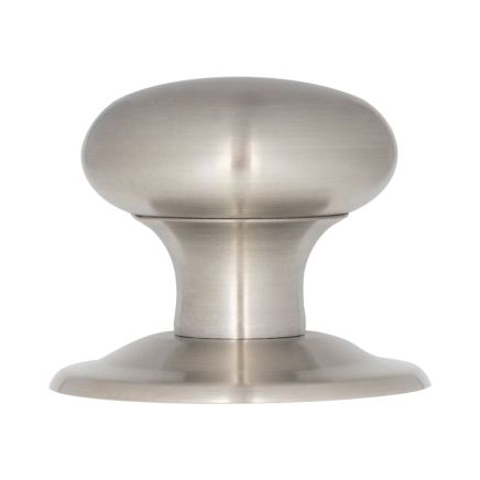 Stainless Steel Centre Door Knobs 70mm Diameter Satin Stainless Steel - By Frelan Hardware - JSS3580