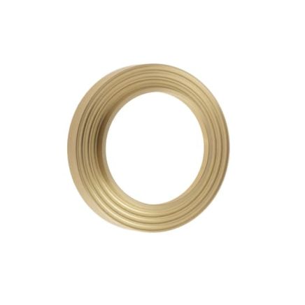 Burlington Reeded Outer Roses for Escutcheons Satin Brass - By Frelan Hardware - BUR74SB