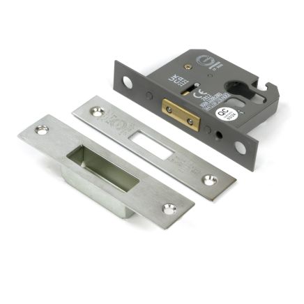 Satin SS 2½" Euro Profile Dead Lock