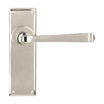 Polished Nickel Avon Lever Latch Set
