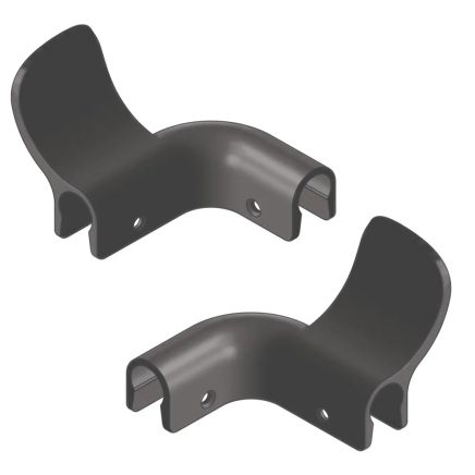 Zoo Hardware Nylon Hands Free Handle Adapter - Pair - Black