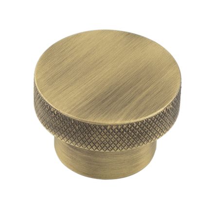 Wenlock Cupboard Knobs 40mm Antique Brass - By Frelan Hardware - HOX140AB