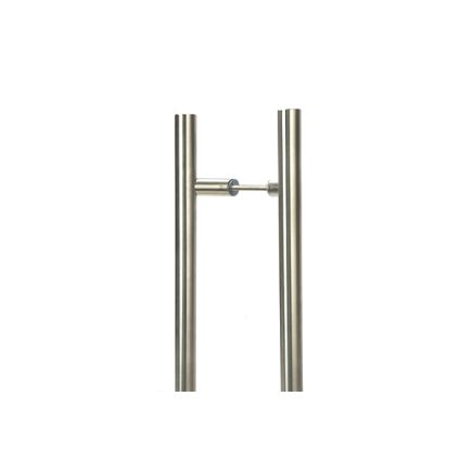 Satin Marine SS (316) 1.2m Offset T Bar Handle B2B 32mm Ø