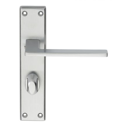 Serozzetta Zone Lever On Wc Backplate - Satin Chrome