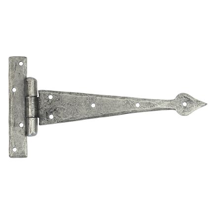 Pewter 9" Arrow Head T Hinge (pair)