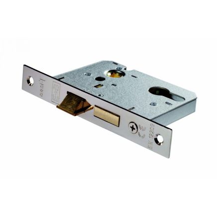 Easi-T Economy Euro Profile Sashlock 76mm - Nickel Plate