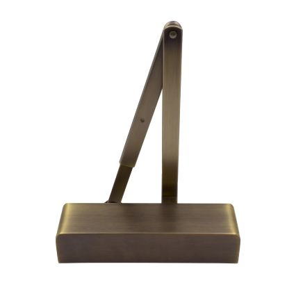 Zoo Hardware Size 2-4 Door Closer - Antique Brass
