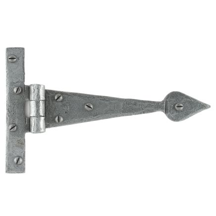 Pewter 6" Arrow Head T Hinge (pair)