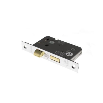Atlantic Bathroom Lock [CE] 3" - Polished Chrome