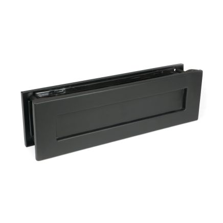 Matt Black Traditional Letterbox