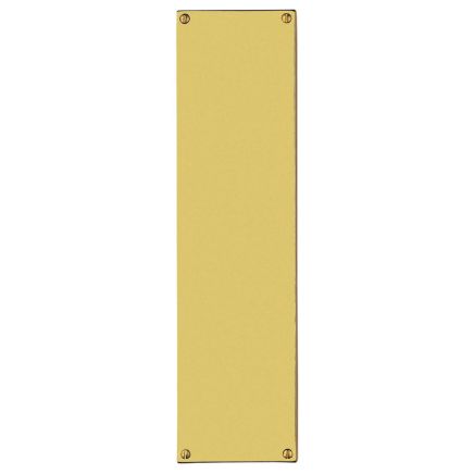 Finger Plate Flat Sheet - Polished Brass