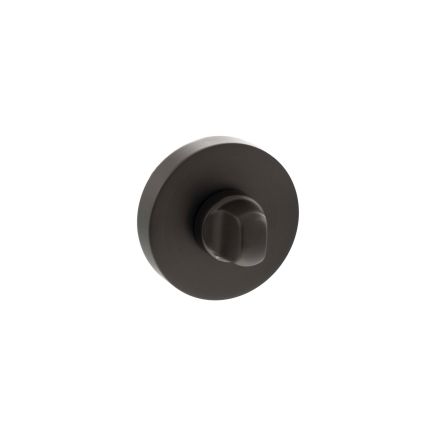 Senza Pari WC Turn and Release on Round Rose - Urban Dark Bronze
