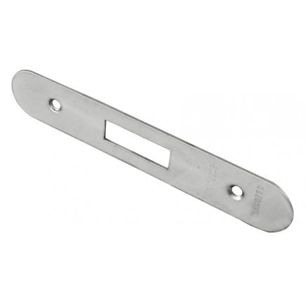 Easi T Forend Strikes & Fixing Pack Deadlocks-Satin Stainless Steel-Radius Forend - Satin Stainless Steel