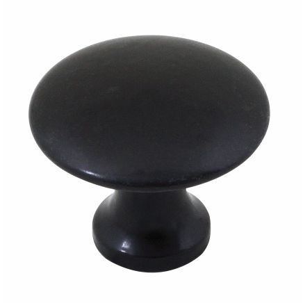 Ashton Cupboard Knob (30mm ø) - Flat Black