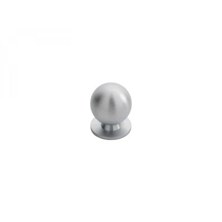 Ball Knob 25mm - Satin Chrome