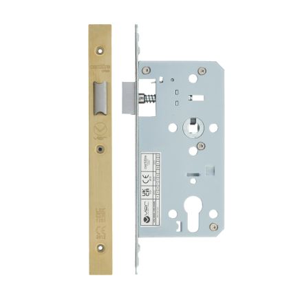 Zoo Hardware 2 Piece - DIN latch - backset 55mm - Satin